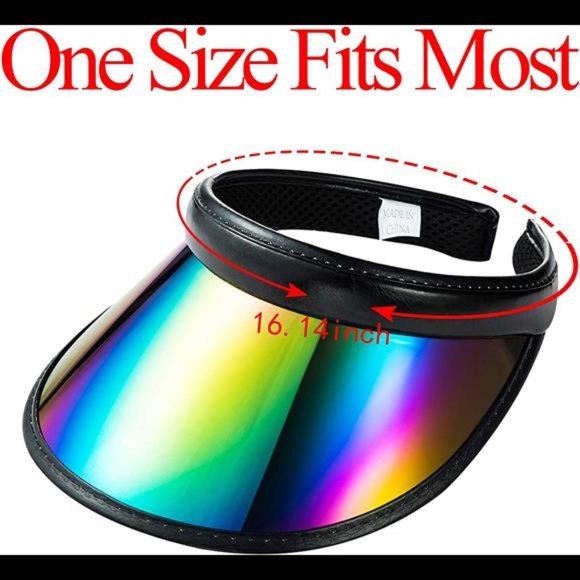 Sun Visor Hats Women Men Clear Colorful Adjustable Sport Beach Golf Headwear main image 4